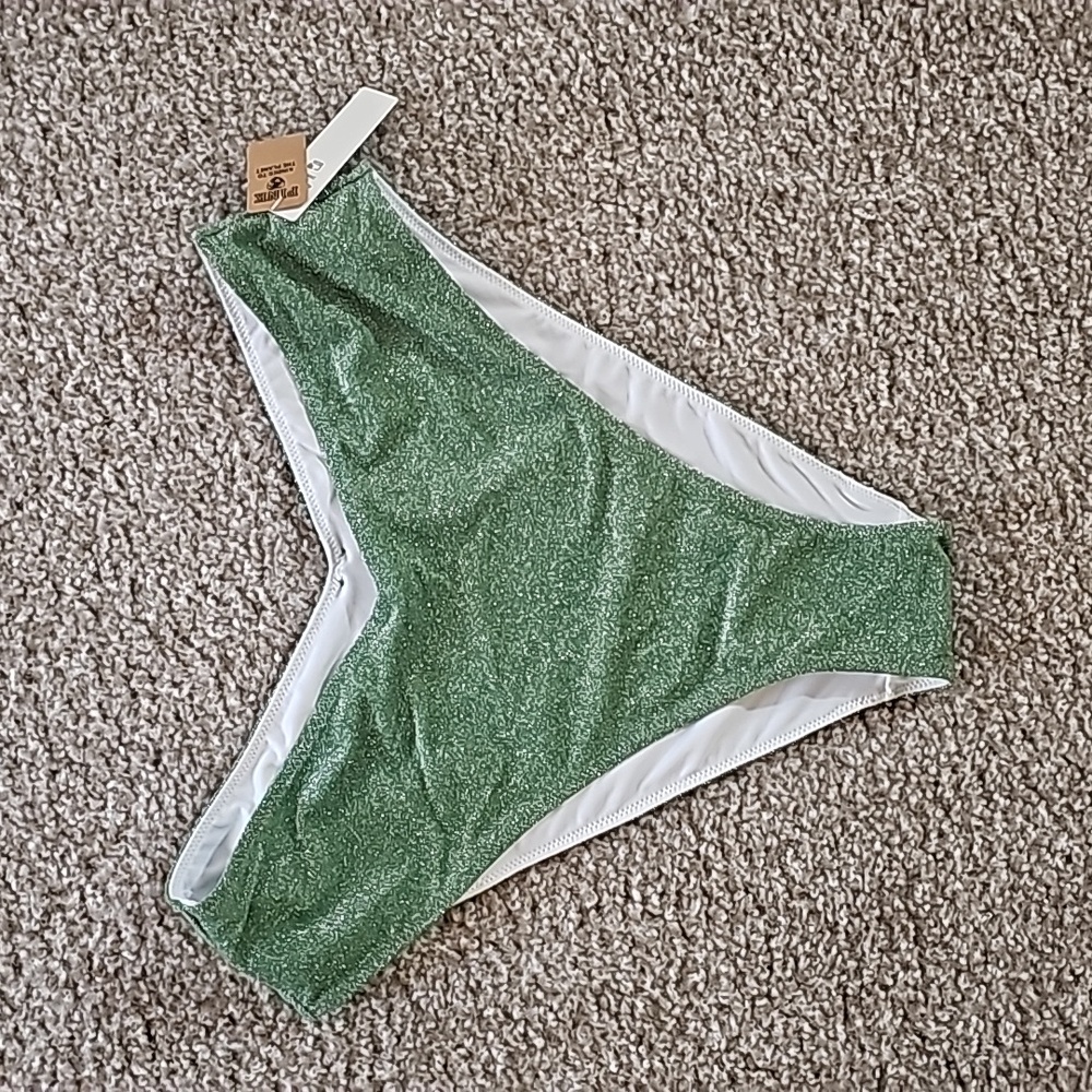 Victorias secret PINK bikini bottoms sparkle swim  L